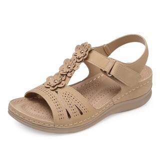 Foto 1 | Foto 1 | Sandalias Con Cuña Shibever Low Summer Platform Comfort Khaki - Venta Internacional.
