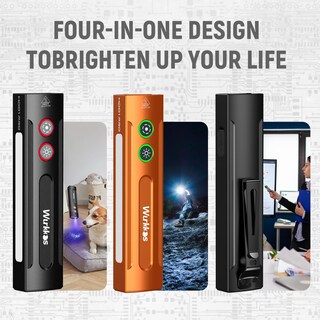 Foto 6 | Foto 6 | Linterna Wurkkos Hd01 Pro 6 En 1 1200lm Con Luz Uv Y Rgb - Venta Internacional.