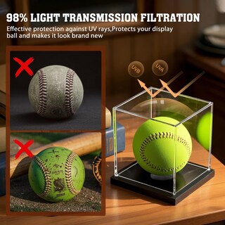 Foto 5 | Foto 5 | Vitrina De Softball Aucare De Acrílico Con Protección Uv - Venta Internacional.