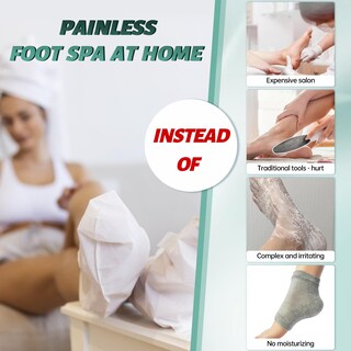 Foto 5 | Foto 5 | Mascarilla Exfoliante Para Pies Vgo Paquete De 3 Unidades Exfoliante Natural Pepino - Venta Internacional.