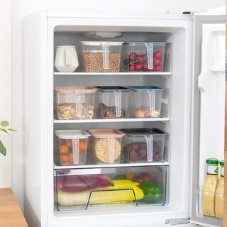 Foto 2 | Foto 2 | Frascos Para Alimentos Con Tapa 1 1 L Juego De 5 Unidades - Celeste - Venta Internacional.