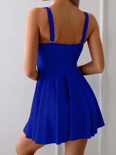 Foto 2 | Foto 2 | Traje De Baño B2prity De Una Pieza Para Mujer Control De Barriga Color Azul Real - Venta Internacional.