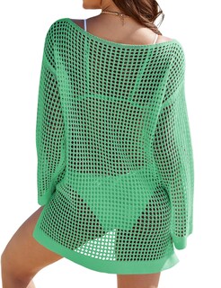 Foto 3 | Foto 3 | Vestido De Playa De Ganchillo Con Cobertura En Traje De Baño Para Mujer - Venta Internacional.