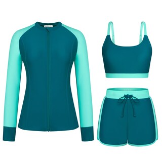 Foto 1 | Foto 1 | Trajes De Baño Kate Kasin 2024 De 3 Piezas Para Mujer Talla Xl Azul - Venta Internacional.