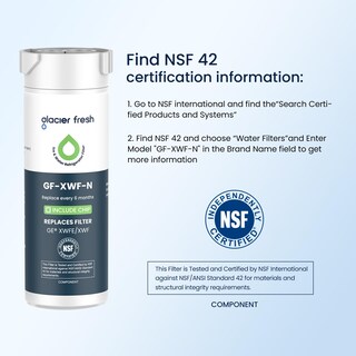 Foto 5 | Foto 5 | Filtro De Agua Glacier Fresh Compatible Con Ge Xwfe Xwf - Venta Internacional.