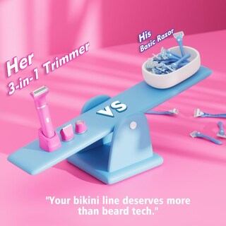 Foto 7 | Foto 7 | Maquinilla De Afeitar Eléctrica Risina Dermave 3 En 1 Ipx7 Impermeable Para Mujer - Venta Internacional.