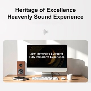 Foto 4 | Foto 4 | Altavoz Chengquan Surround Sound De Madera Diseño Retro Vintage - Venta Internacional.