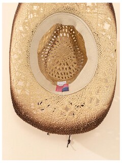 Foto 2 | Foto 2 | Sombrero Vaquero Qwinee Western Straw Beach Para Sol Color Beige Para Mujer Y Hombre - Venta Internacional.