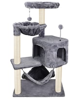 Cat Tree Yunique Con Condominio Para Gatos Hamaca Grande Y Cama Colgante - Venta Internacional.