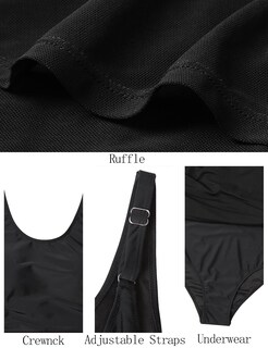 Foto 5 | Foto 5 | Vestido De Baño De Una Pieza Vimpunec Tummy Control Negro Para Mujer - Venta Internacional.