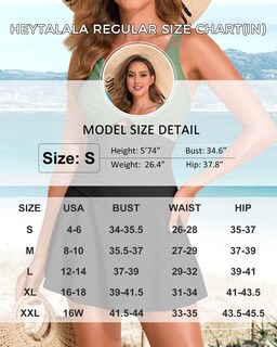 Foto 6 | Foto 6 | Traje De Baño Heytalala De Una Pieza Vestido De Baño Tummy Control Blue S - Venta Internacional.