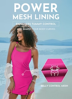 Foto 5 | Foto 5 | Traje De Baño Aleumdr Para Mujer Rosa Talla L - Venta Internacional.