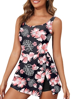 Foto 1 | Foto 1 | Traje De Baño Aleumdr De Una Pieza Para Mujer Tummy Control Negro - Venta Internacional.