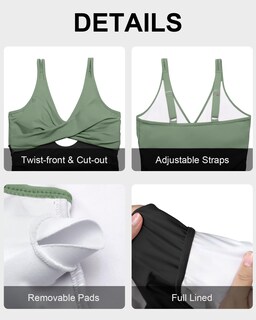 Foto 5 | Foto 5 | Traje De Baño Heytalala De Una Pieza Vestido De Baño Tummy Control Verde - Venta Internacional.