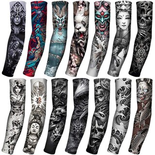 Foto 1 | Foto 1 | Manguitos Psmile Con Estampado De Tatuajes En 3d Con Protección Uv (4 Pares) - Venta Internacional.