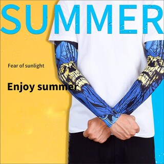 Foto 3 | Foto 3 | Manguitos Psmile Con Estampado De Tatuajes En 3d Con Protección Uv (4 Pares) - Venta Internacional.