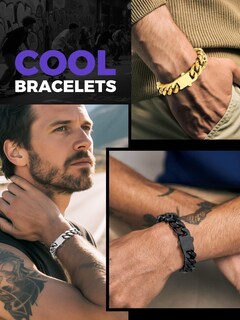 Foto 5 | Foto 5 | Pulsera Richsteel Con Eslabones Gruesos Para Hombre Acero Inoxidable - Venta Internacional.
