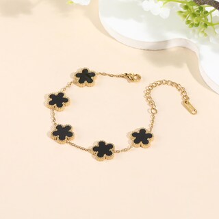 Foto 4 | Foto 4 | Pulsera Ticvss Con Trébol De Cuatro Hojas Chapada En Oro De 18 Quilates Para Mujer - Venta Internacional.