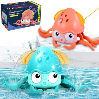 Foto 1 | Foto 1 | Juguete Acuático Bath Toy Qiuxqiu Wind Up Pulpo Para Niños De 1 Año - Venta Internacional.