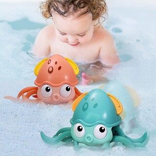 Foto 2 | Foto 2 | Juguete Acuático Bath Toy Qiuxqiu Wind Up Pulpo Para Niños De 1 Año - Venta Internacional.
