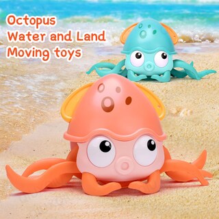 Foto 4 | Foto 4 | Juguete Acuático Bath Toy Qiuxqiu Wind Up Pulpo Para Niños De 1 Año - Venta Internacional.