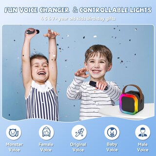 Foto 7 | Foto 7 | Mini Altavoz Bluetooth Portátil Karaoke Machine Cscyyamz - Venta Internacional.