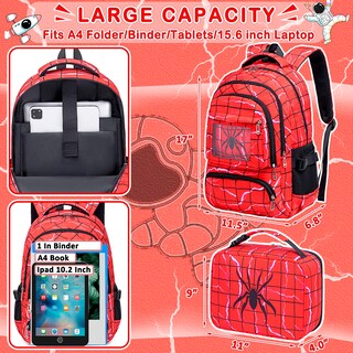 Foto 2 | Foto 2 | Mochila Con Lonchera Funnygifts Kids Para Niños De 4 A 12 Años - Venta Internacional.