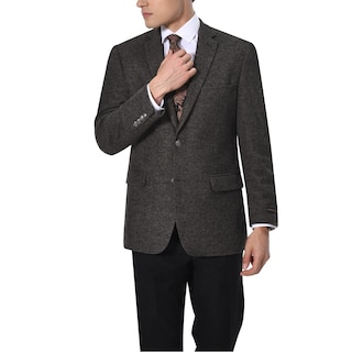 Foto 4 | Foto 4 | Chaqueta Deportiva Tipo Blazer Amy Zhu Para Hombre Mezcla De Lana Corte Clásico Marrón - Venta Internacional.