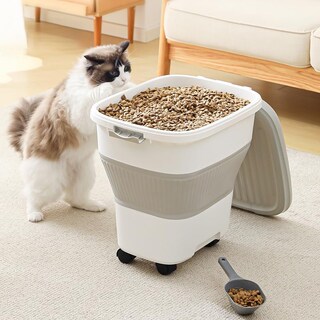 Foto 7 | Foto 7 | Recipiente De Almacenamiento De Comida Para Perros Sewiu De 15 88 Kg De Capacidad Con Cuchara - Venta Internacional.