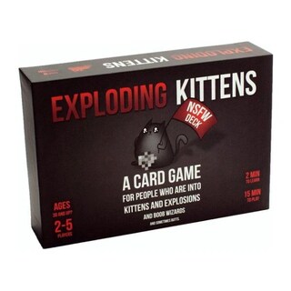 Foto 1 | Foto 1 | Juego De Cartas Exploding Kittens Nsfw Black Card Para 2 A 5 Jugadores - Venta Internacional.