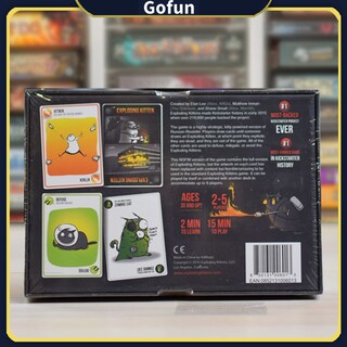 Foto 2 | Foto 2 | Juego De Cartas Exploding Kittens Nsfw Black Card Para 2 A 5 Jugadores - Venta Internacional.