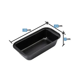 Foto 3 | Foto 3 | Paquete De 2 Moldes Para Pan Con Revestimiento De Teflón 29 Cm X 13 Cm X 7 Cm - Venta Internacional.