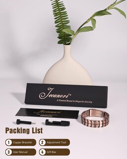 Foto 7 | Foto 7 | Pulsera Magnética Jecanori 3x Strength Copper Para Hombre - Venta Internacional.
