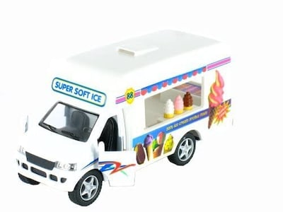 Foto 5 | Foto 5 | Modelo De Camión Expendedor De Helados Kinsfun Pullback 13 Cm - Venta Internacional.