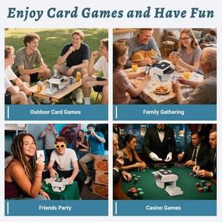 Foto 6 | Foto 6 | Barajador De Cartas Holiky Automático De 2 Barajas Recargable - Venta Internacional.