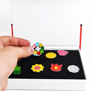 Foto 2 | Foto 2 | Gym Badge Collection Box Yuanstore Generation 1-6 Juego De 8 - Venta Internacional.
