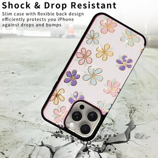 Foto 4 | Foto 4 | Funda Tipo Cartera Ueebai Para Iphone 14 Pro Max Piel Sintética Bloque Rfid Color Blanco - Venta Internacional.