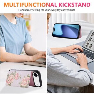 Foto 2 | Foto 2 | Funda Tipo Cartera Ueebai Para Iphone Air Con Tarjeteros Rfid Rose - Venta Internacional.