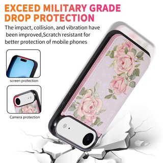 Foto 6 | Foto 6 | Funda Tipo Cartera Ueebai Para Iphone Air Con Tarjeteros Rfid Rose - Venta Internacional.