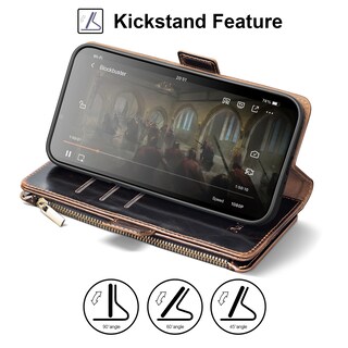 Foto 7 | Foto 7 | Funda Tipo Cartera Antsturdy Compatible Con Iphone 16 Pro Max - Venta Internacional.