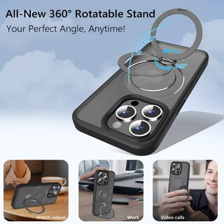 Foto 2 | Foto 2 | Funda Para Teléfono Taeliortech 2025 Con Forma De Anillo Magnético Con Soporte Para Iphone 14 Pro - Venta Internacional.