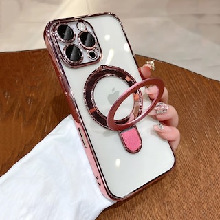 Foto 1 | Foto 1 | Funda Lxk - Soporte Magnético Invisible Para Iphone 16 Pro Max Color Rosa - Venta Internacional.