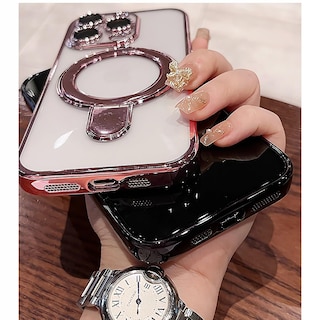 Foto 5 | Foto 5 | Funda Lxk - Soporte Magnético Invisible Para Iphone 16 Pro Max Color Rosa - Venta Internacional.