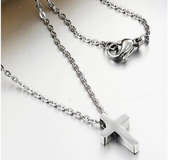 Foto 2 | Foto 2 | Xtellar Collar Cruz De Acero Inoxidable