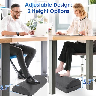 Foto 3 | Foto 3 | Funda Extraíble Para Reposapiés Cushzone  Altura Ajustable  Color Gris - Venta Internacional.