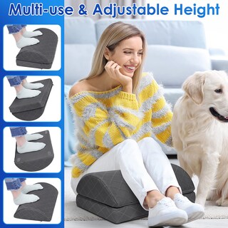 Foto 5 | Foto 5 | Funda Extraíble Para Reposapiés Cushzone  Altura Ajustable  Color Gris - Venta Internacional.