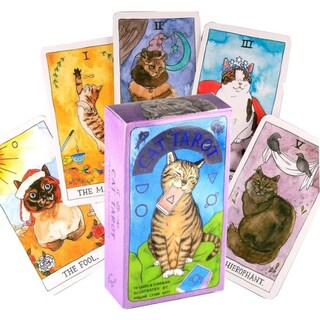 Foto 4 | Foto 4 | Cartas De Tarot Rider-waite Versión 78 Cartas Edición Especial Para Gatos - Venta Internacional.