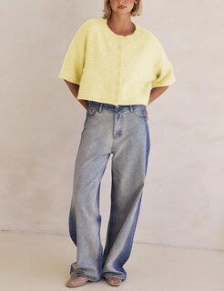 Foto 4 | Foto 4 | Jersey Tipo Cárdigan Springrain De Punto Ligero Amarillo Para Mujer - Venta Internacional.