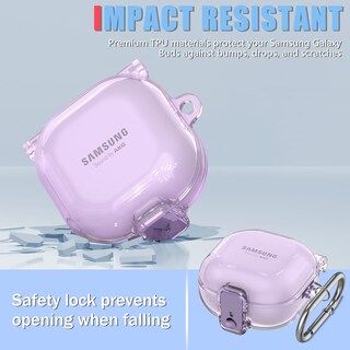 Foto 6 | Foto 6 | Funda Protectora Para Samsung Galaxy Buds 2 Pro/púrpura - Venta Internacional.