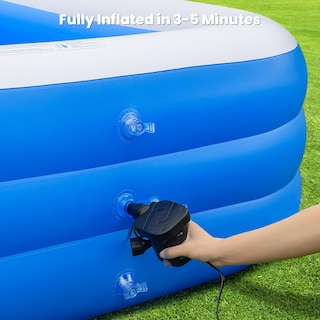 Foto 4 | Foto 4 | Piscina Inflable Kingcaesar Grande De 330 Litros Para Adultos Con Bomba - Venta Internacional.